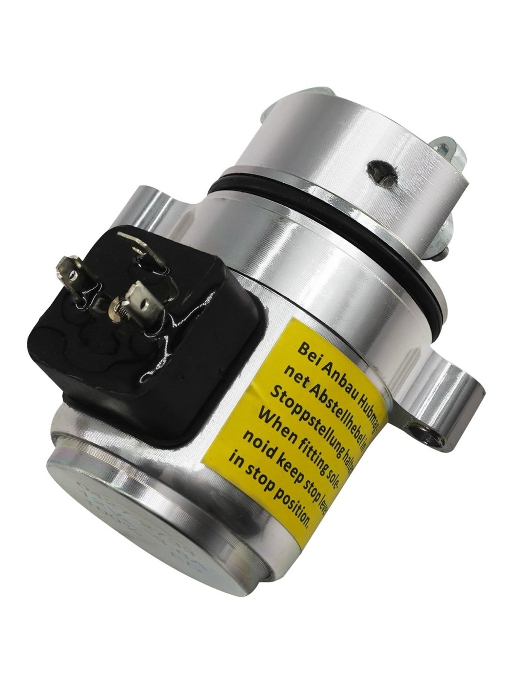 12V 3.8A Metal Solenoid Valve with Red Wires